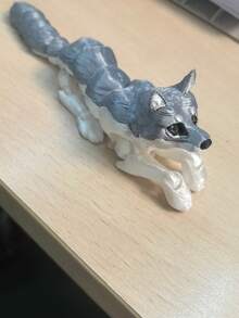 3D Printing Movable Joint Husky Desktop Handicraft Ornament - Multicolor - Grayish White - View 10