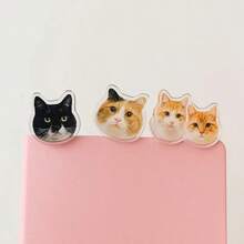 Clip de foto de mascota de acrílico personalizado, clip de foto, clip de memorando personalizado, clip manual, carpeta, regalo para amantes de las mascotas, se puede personalizar el clip de foto para amigos, parejas o mascotas - Multicolor - Ver 10