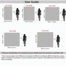 Cute Highland Cow Bathroom Curtain Set, Includes Non-Slip Bath Mat, U-Shaped Rug, Toilet Lid Cover - Waterproof Polyester Fabric Bathroom Window Curtain With 12 Hooks, Machine Washable, Seasonal Animal Theme Decor, Bathroom Divider, Shower Curtain Set, Ideal For Home Decor, Holidays, Daily Decoration, Bathroom Decor, Shower Decor, And Gift Giving - Multicolor - View 7