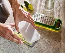 Joseph Joseph Multi-Prep Compact 4-In-1 Multifunctional Set, Kitchen Vegetable Chopper &Amp; Dicer, Cheese Grater, Mandoline Veggie Slicer, Food Julienne Cutter With Container - ColorB - 查看 6