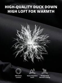 Women's Outdoor Down Jacket, New Winter Style, Thick, Warm, 3-In-1 Waterproof, High Loft, Mid-Length - Light Frost White - View 3