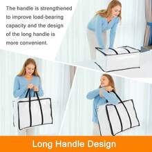 Foldable Storage Bags - Clear - View 7