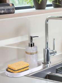 1pc/2pcs Silicone Bathroom Cabinet Storage Tray, Suitable For Cosmetics, Perfume, Candles, Soap Dispensers, Spice Storage, Decorative Tray For Home Decor, Bedroom, Living Room, Kitchen - Multicolor - View 8