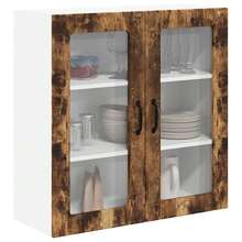 vidaXL Armoire de cuisine Chêne fumé 80 x 31 x 80 cm Bois d'ingénierie - Tabac - Voir 3