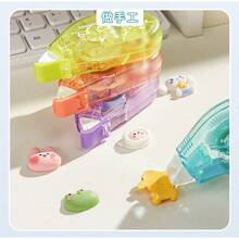 1/4 Packs Double Sided Tape Roller, Scrapbook Supplies, Glue Tape Roller For Crafts, Double-Sided Adhesive Tape Runner For Scrapbooking, Home School Office Journaling Supplies (0.31 Inch X 26.25 Feet)/(0.23 Inch X 19.69 Feet - 彩色 - 查看 5