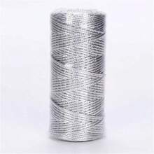 1.5mm 100M Gold Silver Macrame Cord Rope String For Gift Wrapping, Hanging Ornaments, And Party Supplies, Sewing DIY Rope Ribbon Crafts Twine Twisted Thread Home Decoration Valentine's Day - Nhiều màu - Xem 10