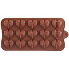 Heart Shaped Silicone Mold, 3D Diamond Heart Chocolate Mold, Soap Mold, Silicone Cake Mold, Mousse Mold, Birthday Wedding Gift - Multicolor - View 10