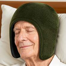 [Suitable As A Gift For Elders, Parents]25 Patterns Unisex Elderly Fleece Hat Winter Double Layer, Multiple Colors Available - Polyester Material, Outdoor Cycling Warm Earflaps, Halloween, Christmas, New Year Gifts, Cold Protection, Hand Washable, Unisex Thickened Design For Warmth And Windproofing - 黑色 - 查看 4