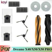 Replacement Kit For D Reame X50 Ultra Complete/X50 Master - Main Brush + Dust Bag + Side Brush + Mop + Filter (High Compatibility And Durable) - Multicolor - View 17
