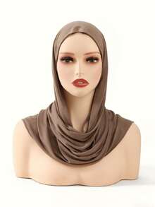 1pc Women's Fashionable Casual Solid Color Headscarf - Multifunctional Scarf, Easy To Wear, Suitable For Daily And Outdoor Wear,Accessories,Travel Essential - Multicolor - View 20