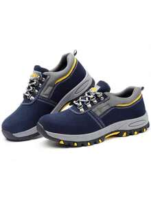 男士钢头工作鞋、安全鞋、防刺穿工作靴、耐用结实鞋、安全鞋