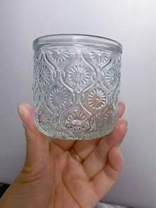 European Retro Embossed Teapot Set, Gemstone Grid Large Capacity Glass Cooling Pot For Coffee Sharing, Household Juice Pot Cup Set - Transparent - View 13