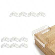 40pcs/30pcs/20pcs/10pcs Baby Corner Protectors, Available In Two Shapes, To Protect Babies From Injuries Caused By Sharp Corners. Transparent Table Corner Covers, Baby Corner Protectors, And Protectors For Table Corners And Sharp Edges. - Multicolor - View 9