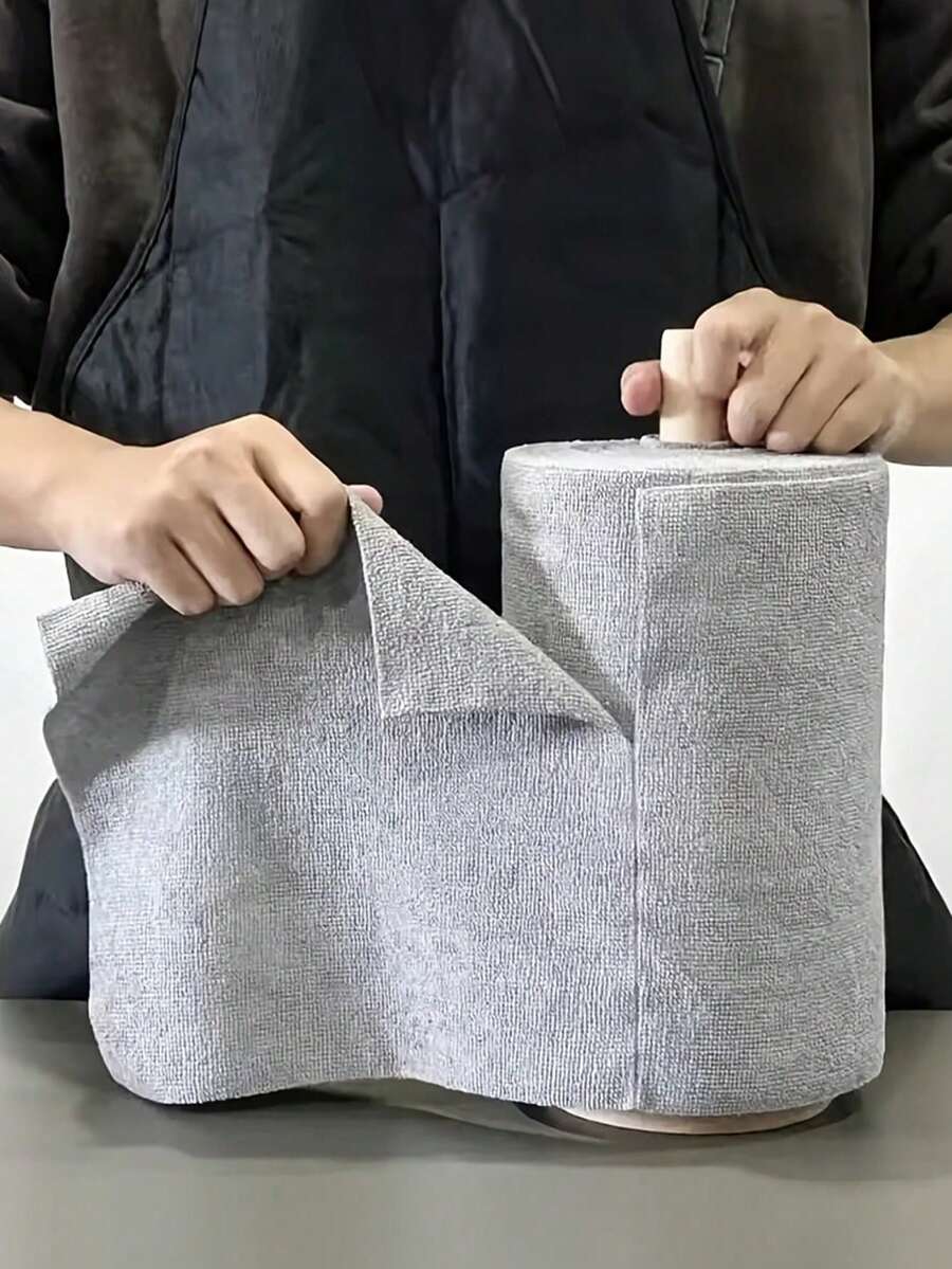 20 Rolls Multi-Purpose Super Soft Microfiber Dishcloths, Double-Sided Cleaning Rags, Dish Towels, Kitchen Supplies