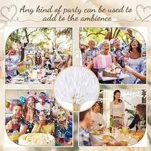 10/20/50pcs White Ribbon Magic Wands, Fairy Wands With Lace, Bells, Suitable For Wedding, Party, Celebration