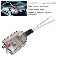 mhjKIMISS Convertidor de audio de alta a baja frecuencia ABS Car Stero Altavoz ajustable Convertidor de impedancia de audio de línea RCA alta a bajasleeping Bags - 219165114 - Ver 6