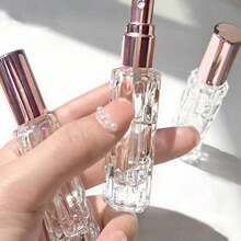 10ml Rose Gold Aluminum Atomizer Glass Perfume Spray Bottle - Rose Gold - View 1