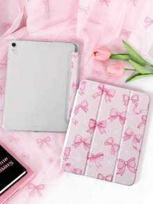 1pc Rhinestone Butterfly Painted Tablet Case, Compatible With IPad 10th/11th/10.2/10.5/Air4/Air5/10.9/Pro11/Air 11-In.(M2)-2024/Pro 11-In.(M4)-2024/IPad Air 11-Inch (M3) 2025/IPad (A16) 11 Inch 11th Generation 2025, Mini6/Mini7/Air1/Air2/9.7, Tab A8 10.5 Inch 2022, Built-In Pencil Slot, 3-Fold Stand, Magnetic Sleep/Wake, Minimalist/Creative/Unique/Fun/Cute/Niche Design