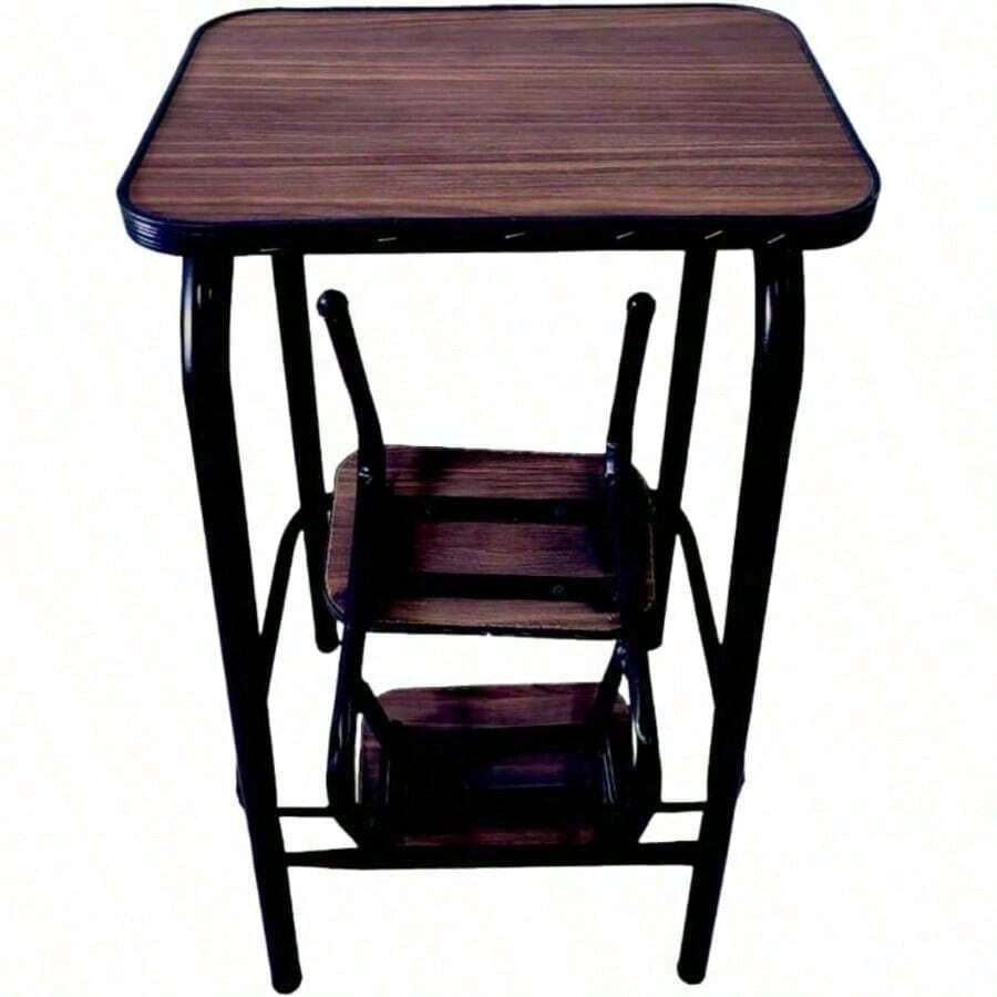 Escalera Banco Plegable de Madera Decorativo Ideal para hogar y Oficina | Práctico y Funcional.escalera plegable/muebles/escalera/escaleras plegable portátil - por defecto - Ver 1