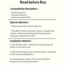 可爱猫爪方向键及硅胶摇杆帽套装，ABXY按键保护套，兼容Switch/OLED，不兼容Switch Lite，附赠保护壳 - 查看 6