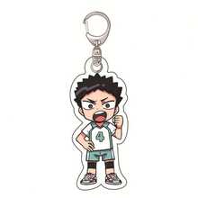 BOOMCOMIC 1pc/4pcs Cute Volleyball Team Character Acrylic Keychain - Hinata Shoyo, Kageyama Tobio, Tsukishima Kei, Sawamura Daichi, Sugawara Koushi, Cute Pendant, Unisex, Suitable For Backpacks, Keys, Car Decor, Fan Gifts, Y2K Fashion, Durable, Lightweight, Vivid, Double-Sided Printing, High-Definition Material, Creative Accessory, Everyday Use, Party Decor, Collection - Multicolor - View 16