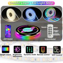 Cabina de fotos con video de 360 grados, anillo de luz, logotipo gratuito, control por aplicación, cabina de fotos para selfies con rotación automática de 360 grados y estuche de vuelo. - Tipo de Enchufe B USA (110-127V) - Ver 6