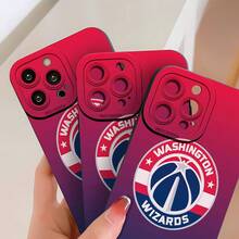 Funda de teléfono con espejo y diseño del logo de los Washington Wizards. Perfecta para los aficionados al baloncesto, funciona también como espejo y es compatible con  17,  16 Pro Max,  15 Pro Max,  13 y  12. Fabricada en TPU resistente, ofrece una protección fiable contra golpes y caídas. Un regalo ideal para deportistas, familiares, amigos o cualquier ocasión especial como cumpleaños, fiestas o aniversarios. - Negro - Ver 5