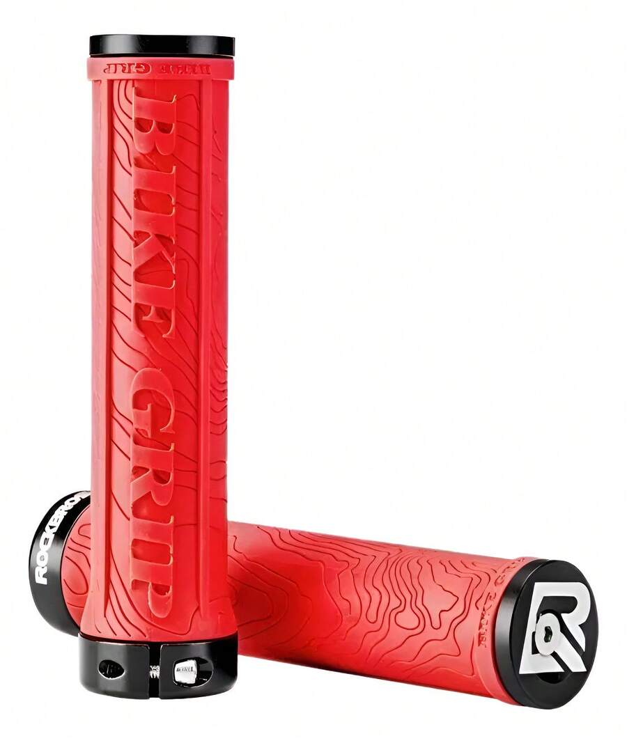 TendenciaPuños Para Bicicleta De Montaña Rockbros Doble Bloqueo NewCalidad premium - Azul - Ver 1