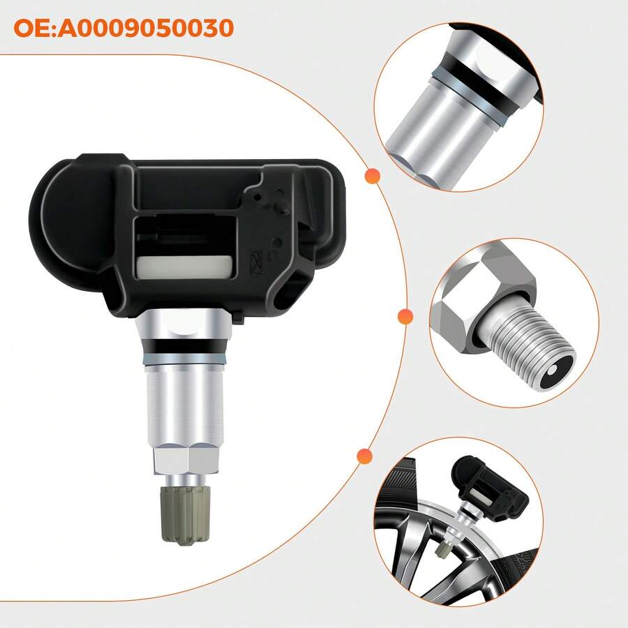 1PC TPMS Tyre Pressure Sensor For BENZ B250 C230 C250 1PC OE: A0009050030 - A - View 1