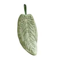 La toalla de mano con diseño de hoja de planta se puede colgar en la cocina, el baño y el aseo.Toalla de mano linda, gruesa y creativa - a-1 - Ver 10