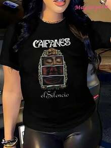 Camiseta de banda Caifanes estilo vintage estampado original para fanáticos música rock algodón negro casual unisex tallas diversas moda alternativa camiseta colección fans rock Mexicano camiseta  nostalgia moda música - Negro - Ver 1
