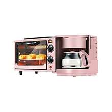 mhjPink 3 In 1 Electric Breakfast Machine Multifunction Coffee Maker Frying Pan Mini Oven Household Bread Pizza Oven Frying Pan Waffle Machine Sandwichsleeping Bags - 219165114 - Ver 2