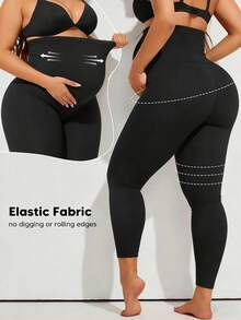 Quần bầu cỡ lớn mới mùa Thu/Đông, quần legging bầu cạp cao co giãn màu trơn, có thể điều chỉnh độ rộng, quần tập yoga mềm mại thoải mái, trang phục bầu mặc hàng ngày màu đen mùa xuân - màu đen - Xem 4