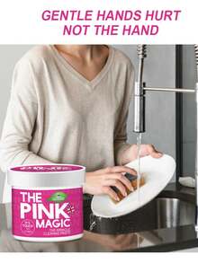 jakehoe 100克不锈钢清洁粉，粉色魔法清洁膏，适用于炉灶、燃气灶、抽油烟机等厨房清洁，去除锈渍，随机组合（新旧包装随机发货） - 固體 - 查看 5