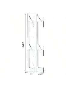 1PC Acrylic Wall-Mounted Gaming Controller And Headset Holder Adhesive-Free Universal Mount Transparent Display Stand, Designed For Gamers Home Gaming Room Decor - Multicolor - View 8