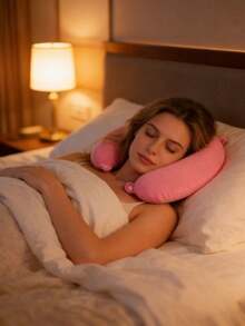 2pcs U-Shaped Memory Foam Neck Pillow, Portable Home/Travel Cervical Pillow, Office Nap Pillow, Camping Pillow, Travel Pillow, Compact & Comfortable, Ergonomic Inflatable Pillow For Camping And Hiking To Support Neck And Waist, Unisex, Multiple Colors Available - Multicolor - View 6