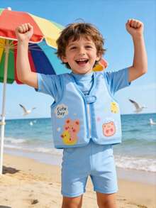 Kids Swimming Vest, Swimming Floating Jacket, Buoyancy Swimwear, Suitable For Pool, Beach And Boating - Multicolor - View 6