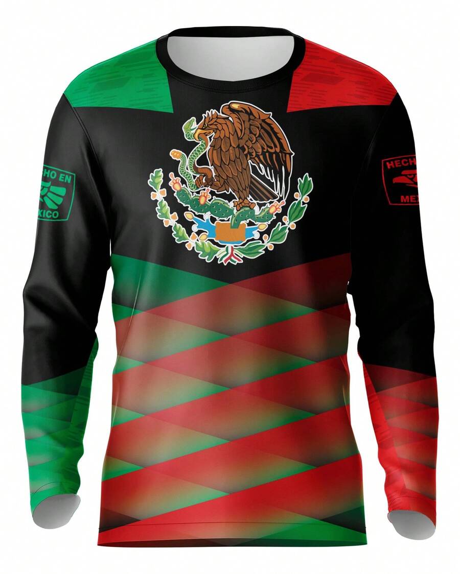 TendenciaJersey México Hecho En México Motocross Ciclismo Enduro Mtb Negro Ch-mCalidad premium