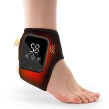 Portable Electric Foot Heating & Massage Device, 3 Heat Levels + 3 Vibration Modes, Timed & Touch Screen, Suitable For Left & Right Feet. Fathers Day Gifts. - 黑色 - 查看 13