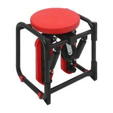 SENDERPICK Stepper For Home Mini Sport Stepper Multi-Function Stepper With Seat - Black and Red - View 4