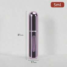 1PC Mini Refillable Perfume Bottle Atomizer Aluminum Spray Portable Portable Travel Liquid Container Cosmetics Dispenser Tool - 1個5毫升-12 - 查看 2