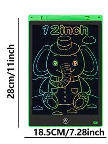 2-Inch Large Screen Electronic Writing Board For Kids, Magic Board, Whiteboard, One-Key Erase Reusable Drawing Tablet With Stylus, Office Planning Board, Durable PVC Design, Creative Learning Tool, Smooth Surface, A Great Gift