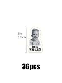 25 miếng dán mặt tùy chỉnh, quà tặng tiệc tùng, trang trí sinh nhật lần thứ 30, nhãn cắt sẵn, trang trí tiệc độc thân, ảnh cá nhân hóa, trang trí sự kiện, hình dạng độc đáo, điểm nhấn lấp lánh, nhãn tự dính, nhãn dán cá nhân hóa, nhãn dán tường. - Nhiều màu - Xem 18