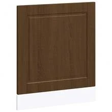 vidaXL Panneau de lave-vaisselle Porto chêne marron 60x1,5x67 cm - Tabac - Voir 1