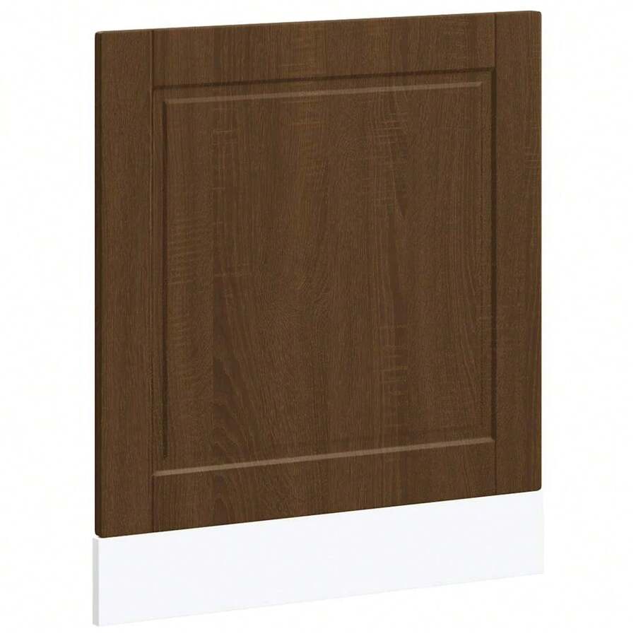 vidaXL Panneau de lave-vaisselle Porto chêne marron 60x1,5x67 cm - Tabac - Voir 1