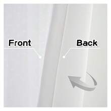 Curtains 72 Inch Long, Cute Polka Dot Sheer Curtains 2 Panels, White Lace Window Drapes For Bedroom & Living Room, 52x72 Inch - 如圖25 - 查看 6