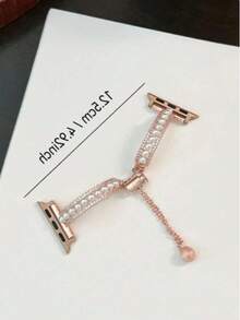 1条，2026新款，炫彩向日葵花瓣表带，兼容，时尚女士设计，创意表带，兼容 38/40/41/42/44/45/46/49毫米，兼容 Series Ultra/SE/10/9/8/7/6/5/4/3/2/1，无需工具即可调节长度，送朋友的礼物 - 玫瑰金 - 查看 3