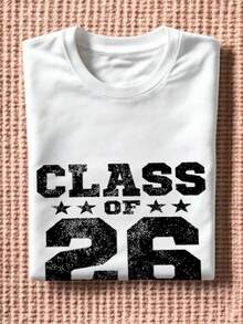 Graduation T-Shirt Class Of 2026, Fun Gift For Senior Students-1 - White 1 - View 2