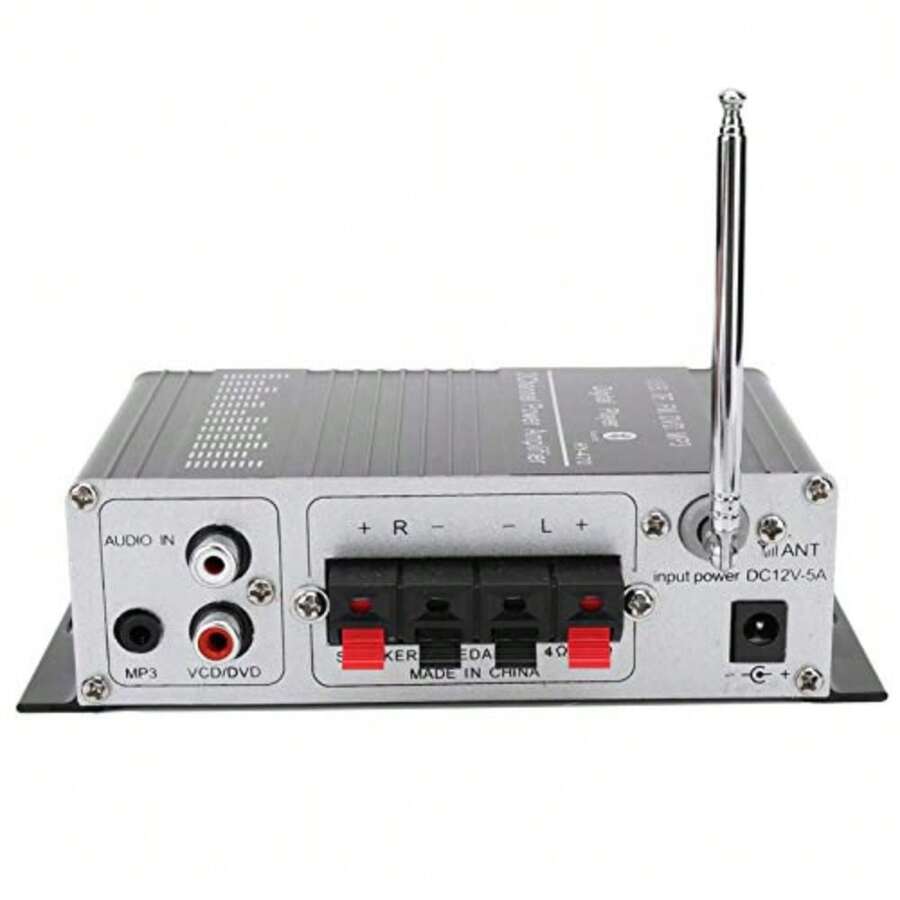 mhjAmplificador de Audio USB 3 en 1 U Disco Tarjeta TF Reproducir Radio Amplificador de Potencia Entrada Estéreo AUX//Salida de 2.0 Canales Reproductor de Pantalla Digitalsleeping Bags - 219165114 - Ver 1