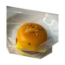 Realistic Hamburger Shaped Silicone Slow Rebound Toy, Creative INS Style High-Quality Stress Relief Gadget, Slow Rebound Squeeze Toy, Perfect Gift For Birthday, Ideal Gift, Surprise Gift, Holiday Gift, Seasonal Gift - Multicolor - View 6